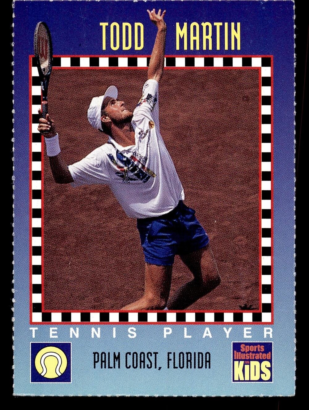 1994 Sports Illustrated for Kids #258 Todd Martin Card